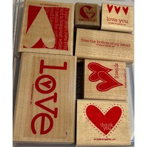 Stampin Up! A Light Heart Rubber Stamp Set